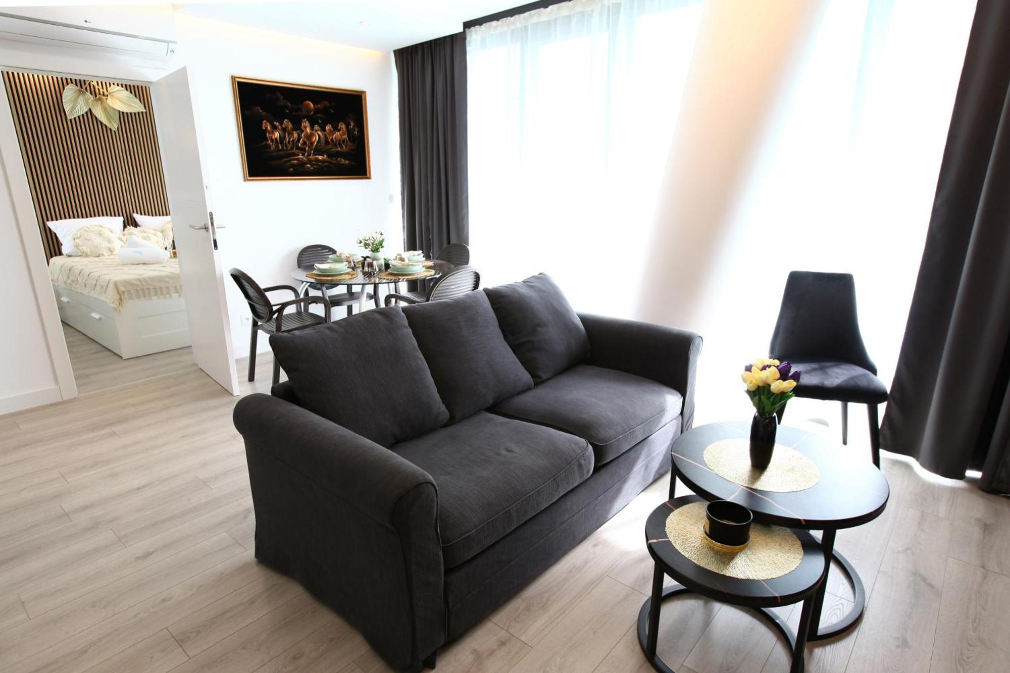 Sunny Haven Wave Sea View Apartment Miedzyzdroje Bagian luar foto