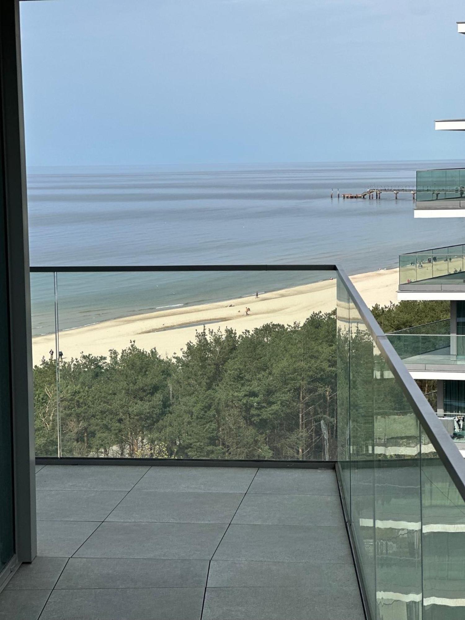 Sunny Haven Wave Sea View Apartment Miedzyzdroje Bagian luar foto
