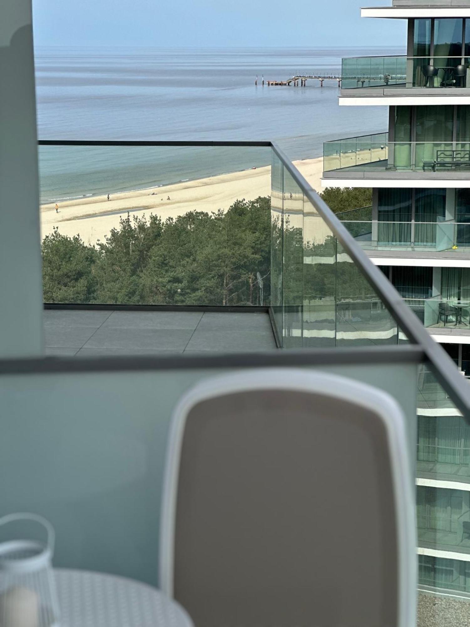 Sunny Haven Wave Sea View Apartment Miedzyzdroje Bagian luar foto